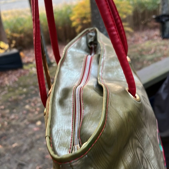 Loewe Gold Tote  w. COA Colorful Anagram - color loss  - with COA - Picture 10 of 17